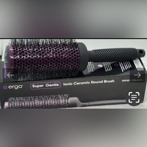 ERGO Purple Ionic Ceramic Round Brush ERG53